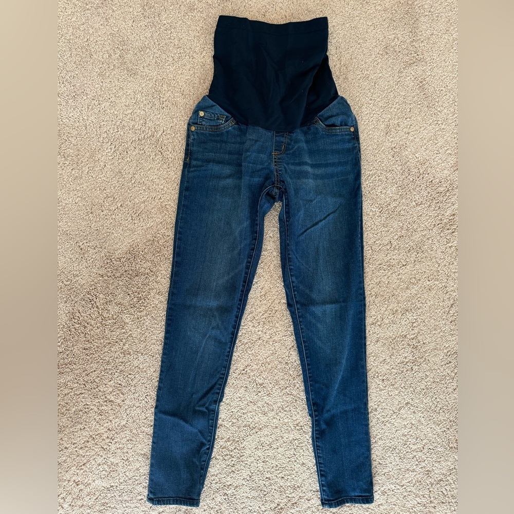 Luxe Essentials Denim maternity skinny jeans